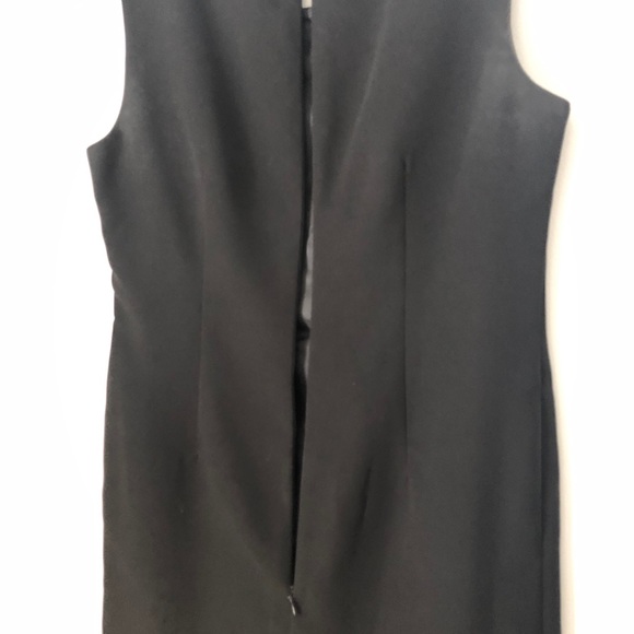 Kasper Sz 2P black sheath suit dress fully lined - Picture 6 of 6